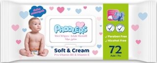 Paddlers Soft & Cream Islak Mendil 72 Yaprak Islak Mendil kullananlar yorumlar